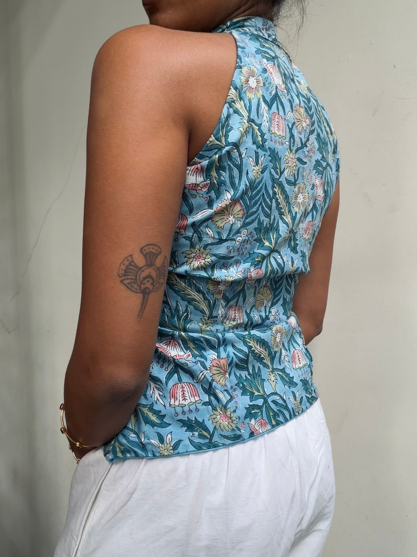 Trupti: Blue Sanganeri Block Print