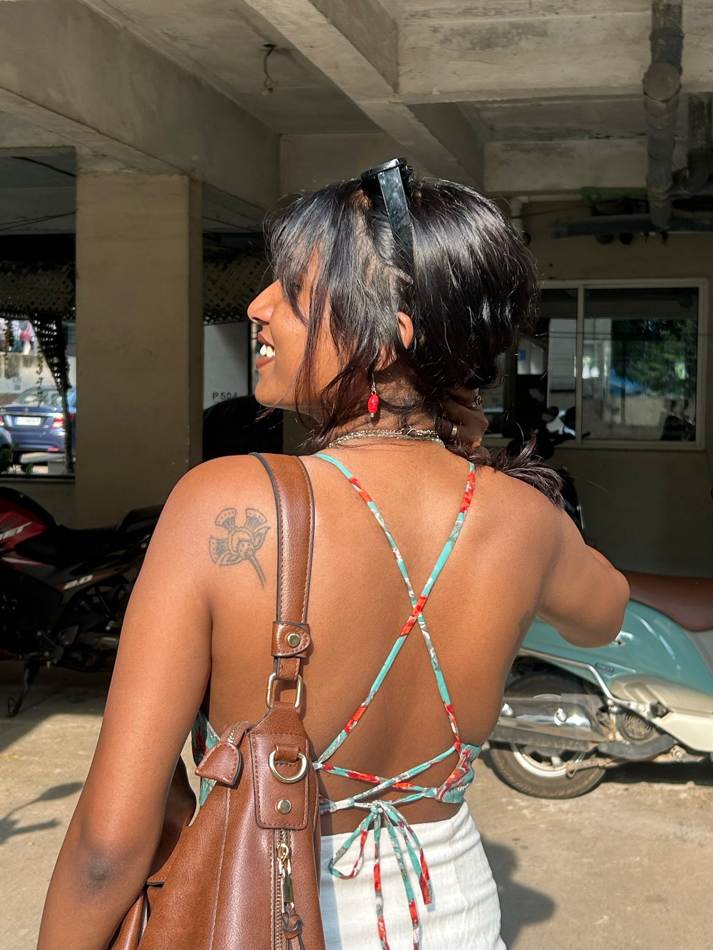 Bella: Teal Sanganeri Print