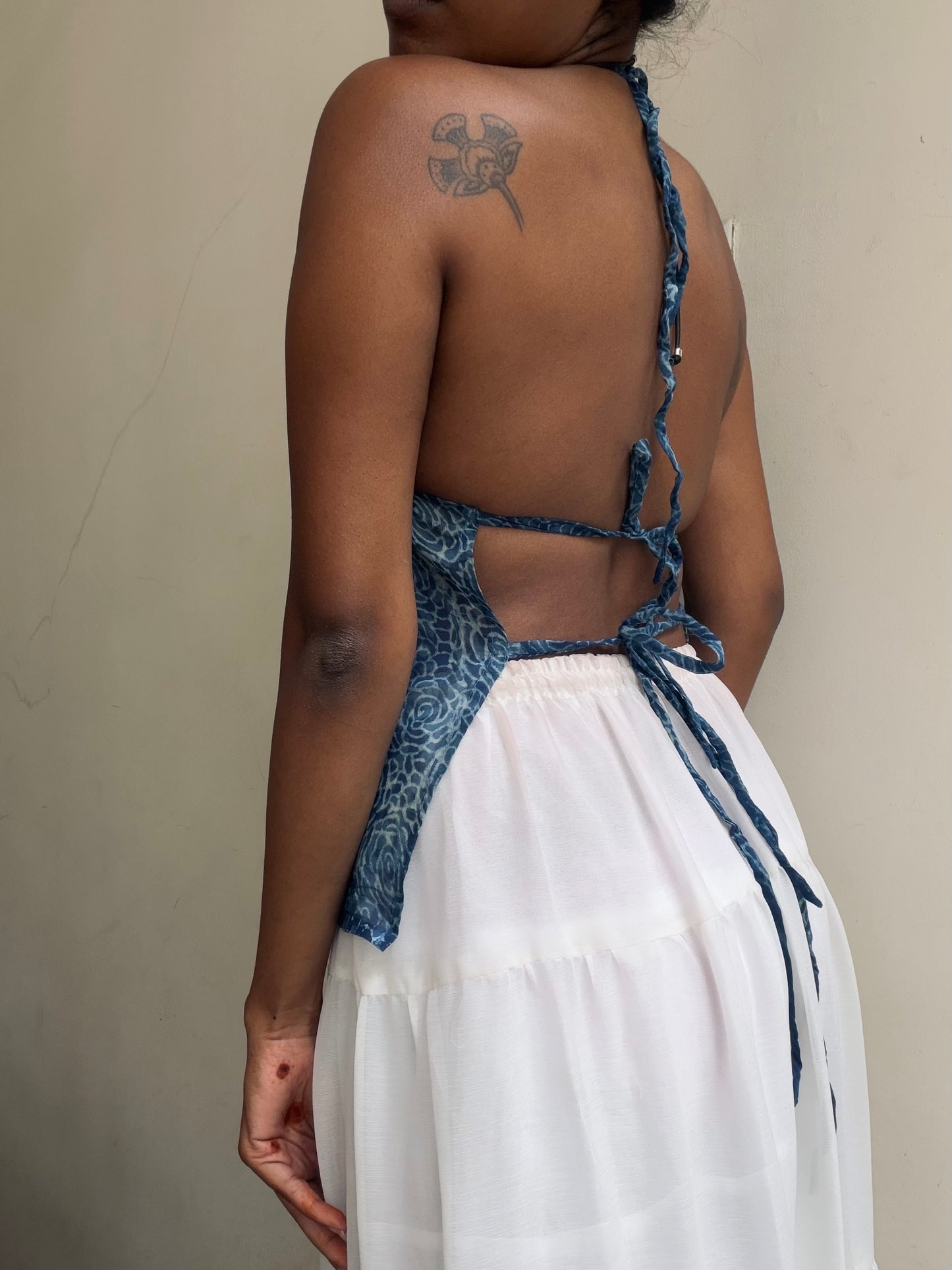 Taru: Blue Silk Ajrakh