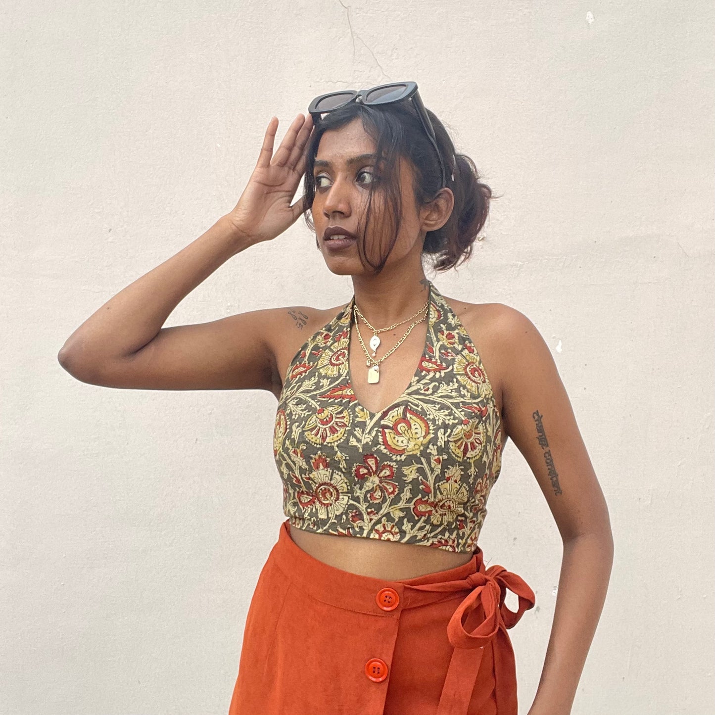 Heather: Olive Kalamkari