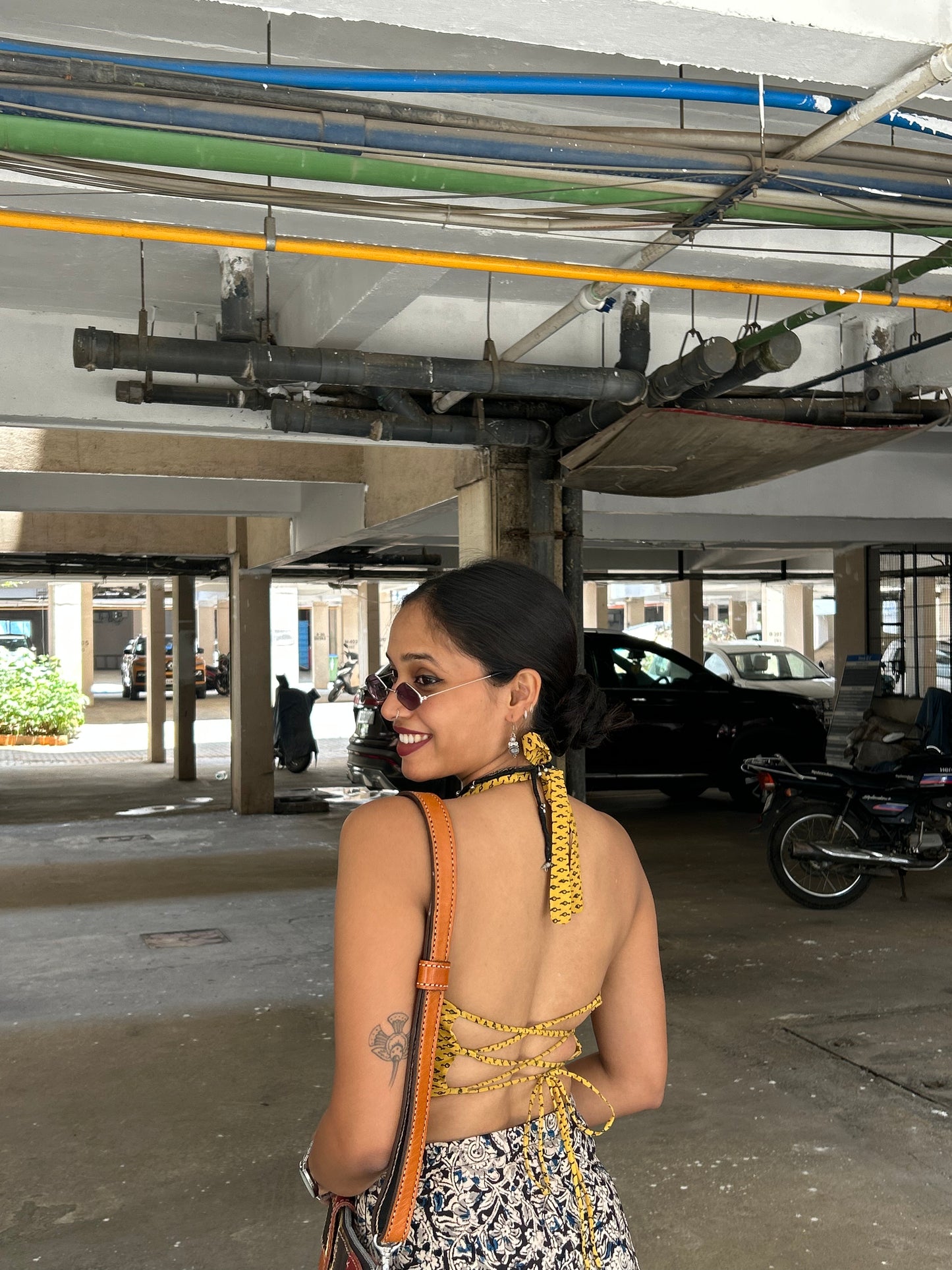 Heather: Mustard Ajrakh