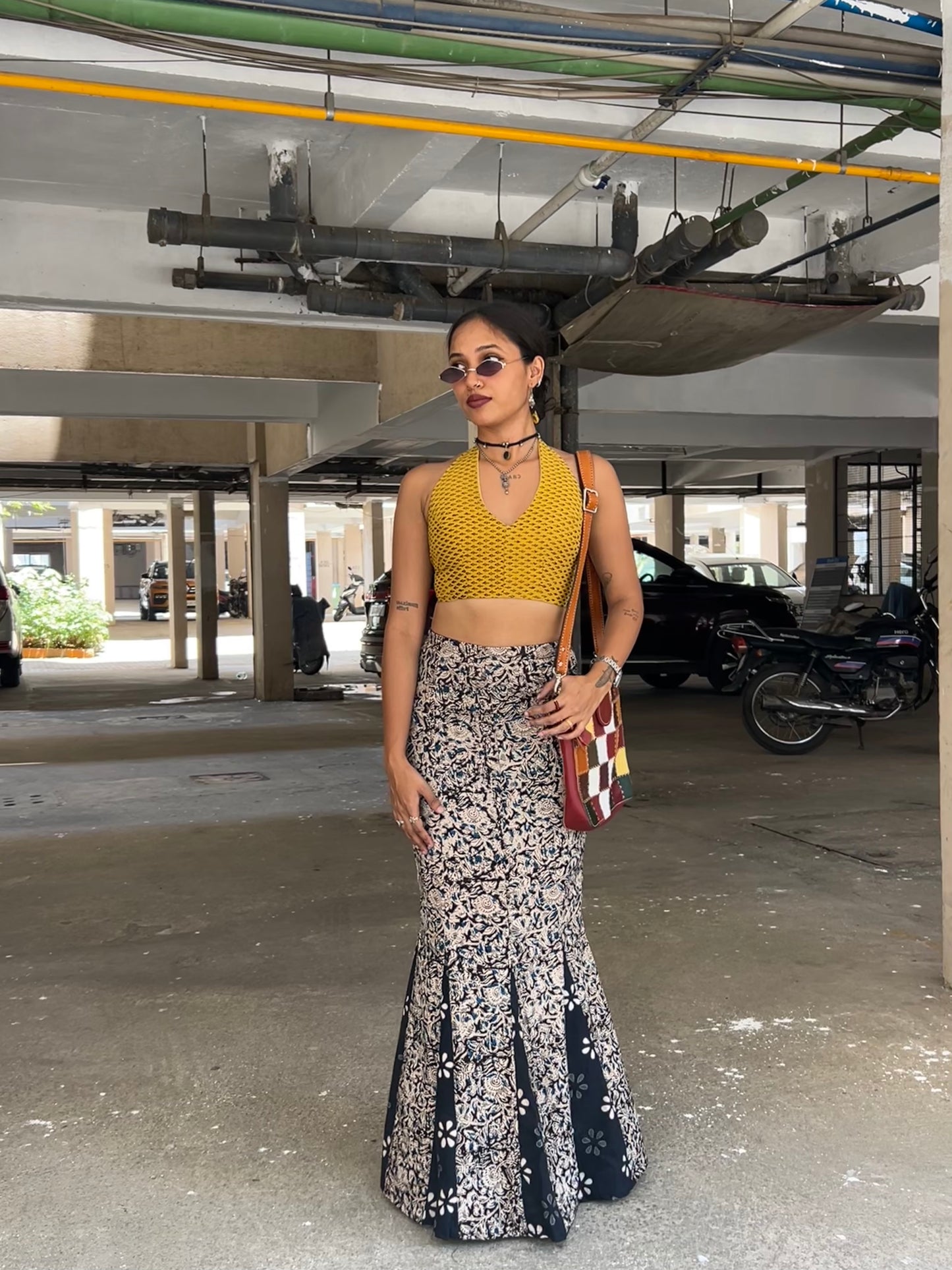 Meena: Black Kalamkari