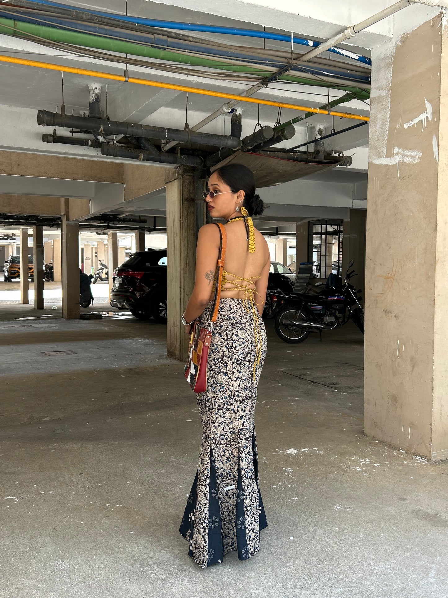Meena: Black Kalamkari