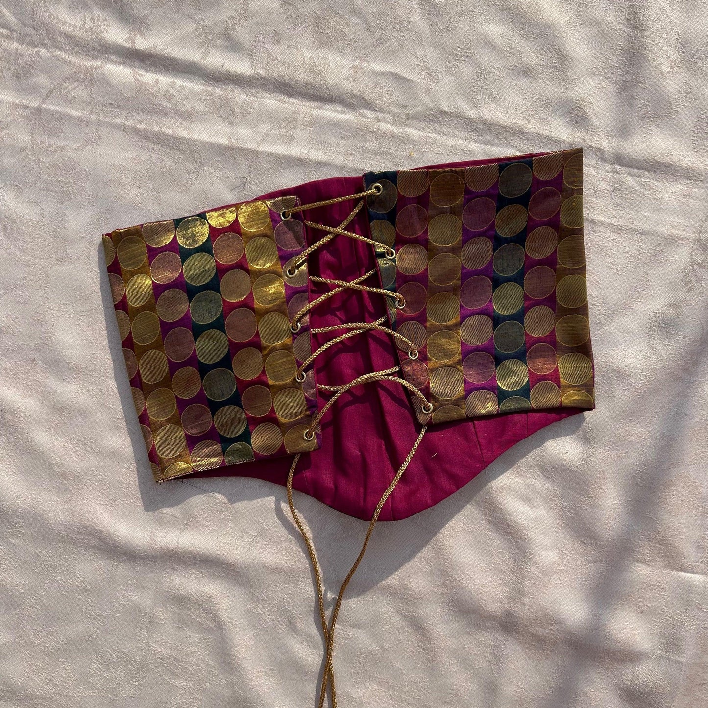 Rani: Multicolour Polka Dotted Upcycled