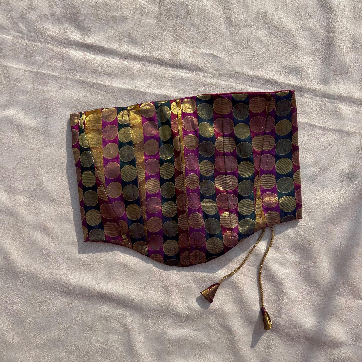 Rani: Multicolour Polka Dotted Upcycled