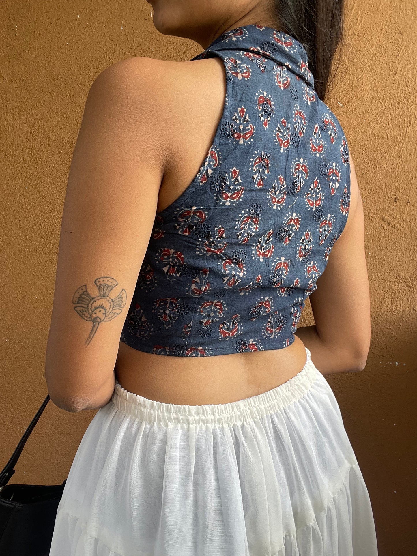 Varkala: Indigo Ajrakh Jacoba 3