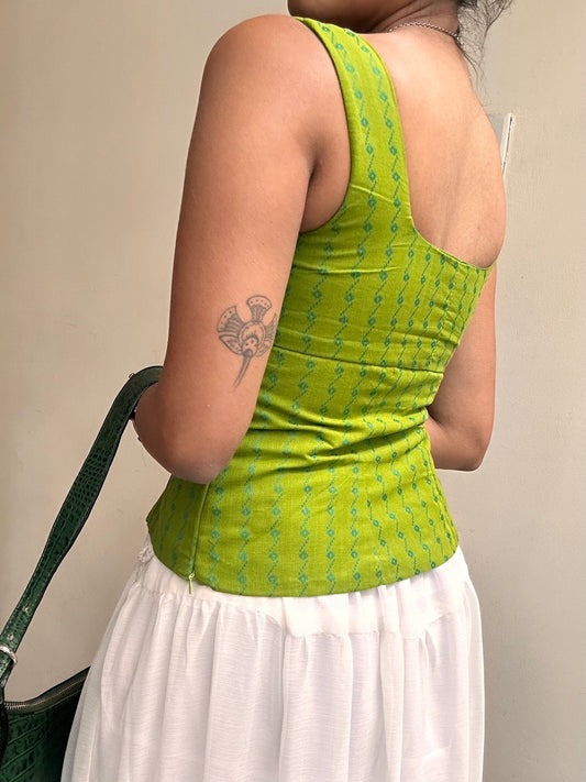Gul: Green Jamdani