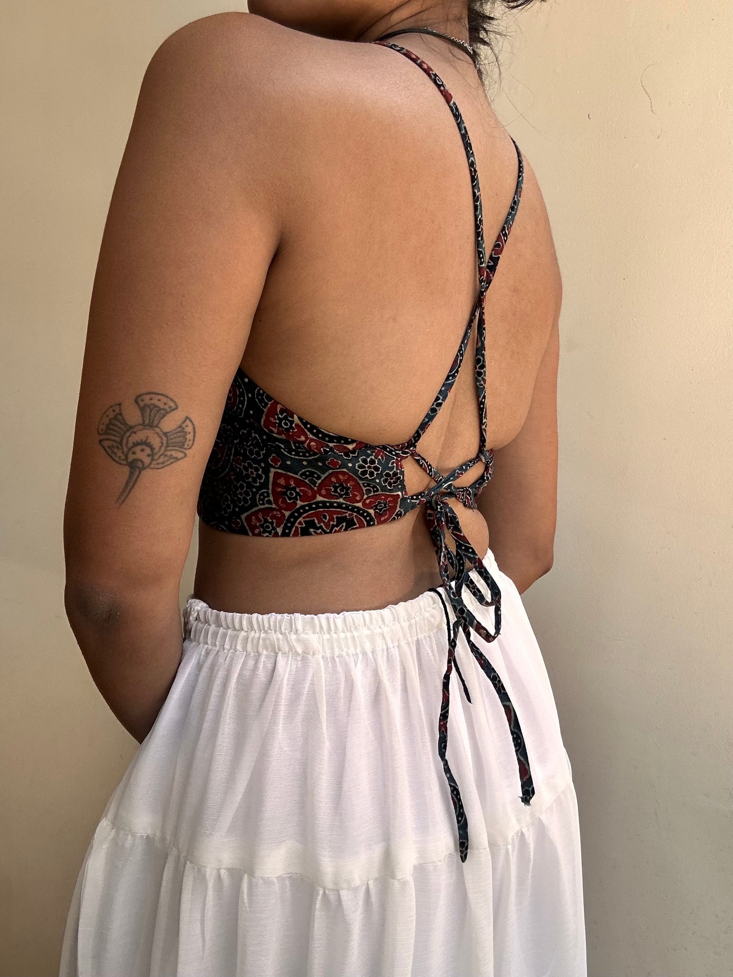 Bella: Indigo Geometric Ajrakh