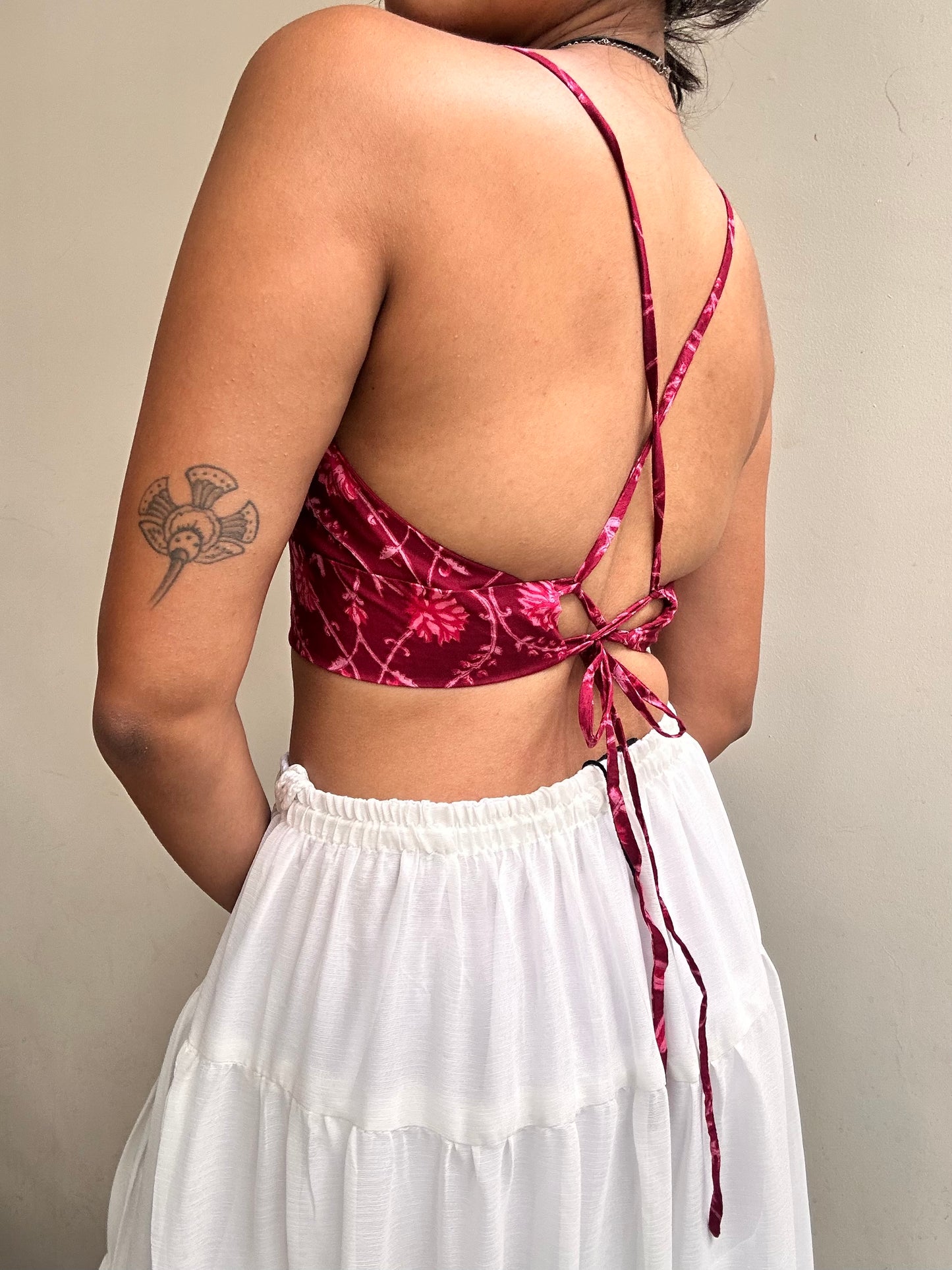 Bella: Deep Pink Print