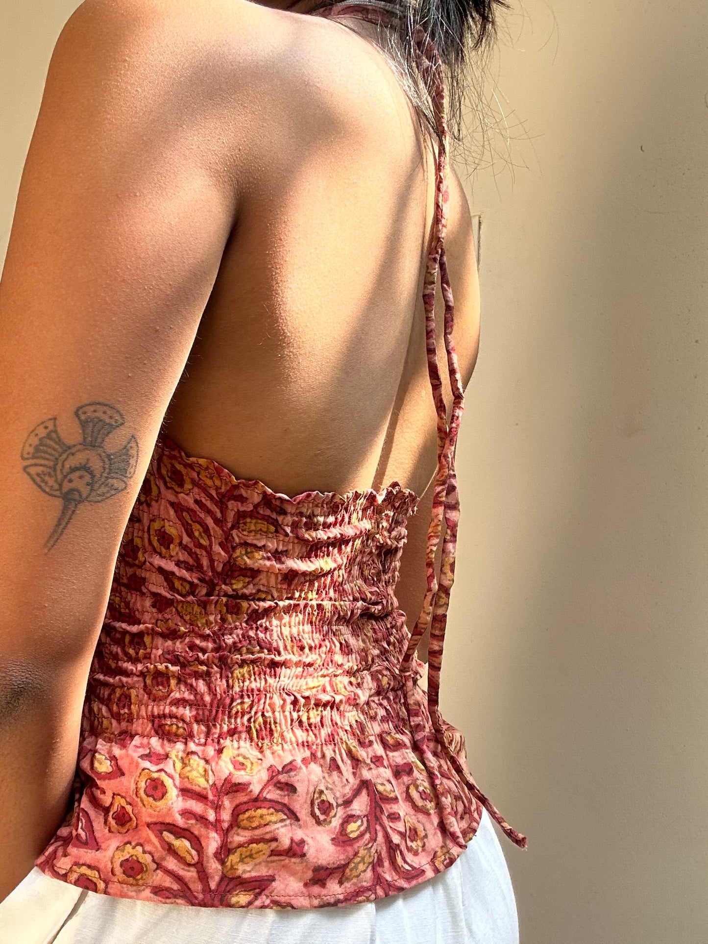 Preksha: Pink Vine Batik