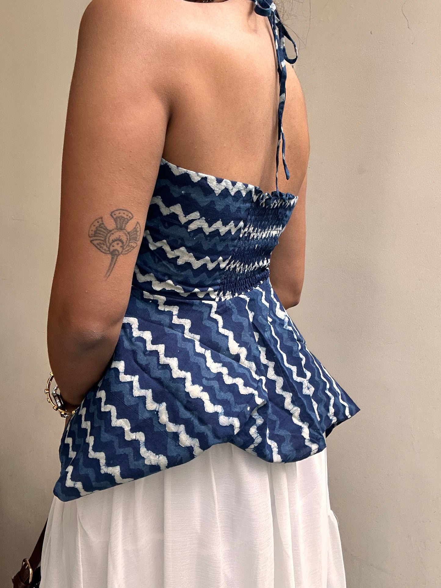 Noor: Zigzag Indigo