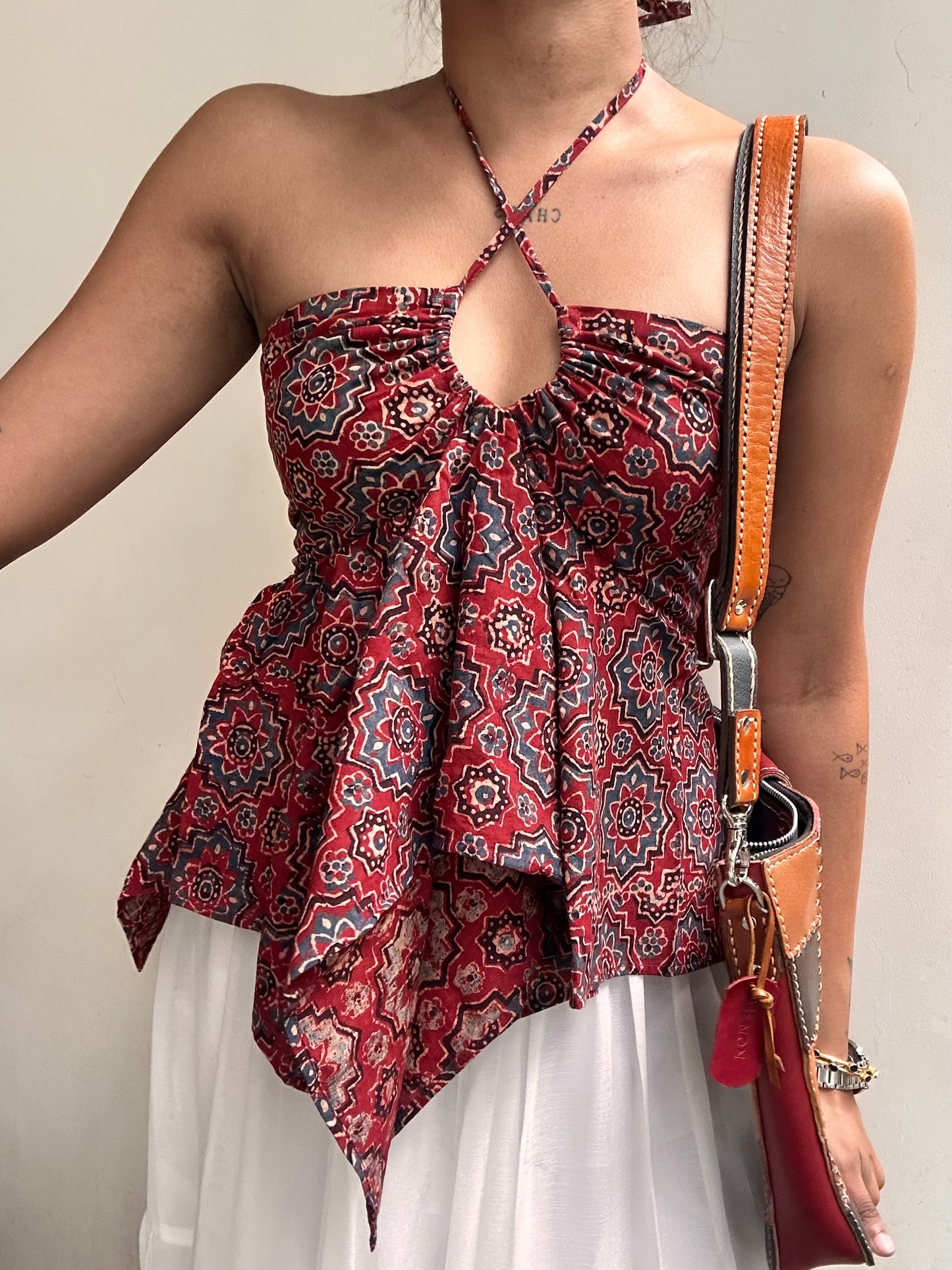 Noor: Red Geometric Ajrakh