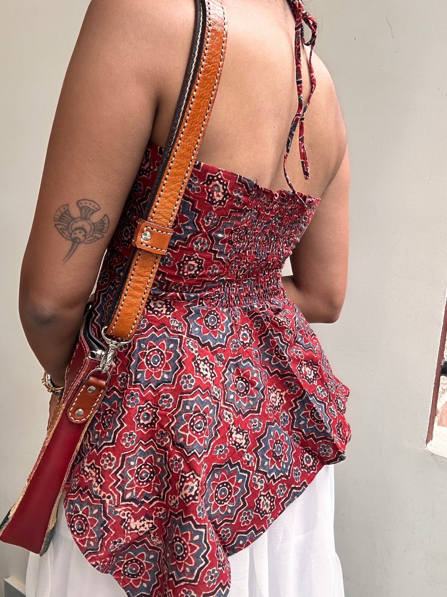 Noor: Red Geometric Ajrakh