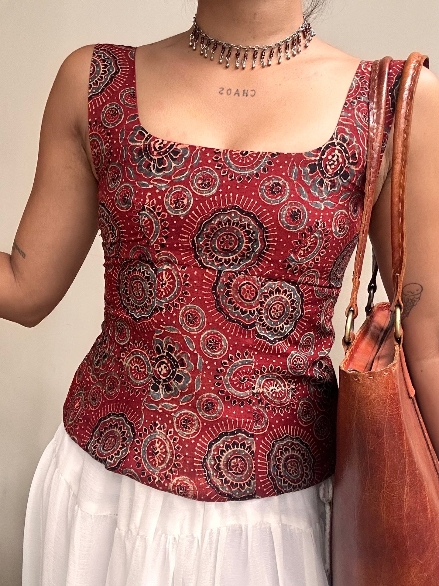 Gul: Red Round Ajrakh