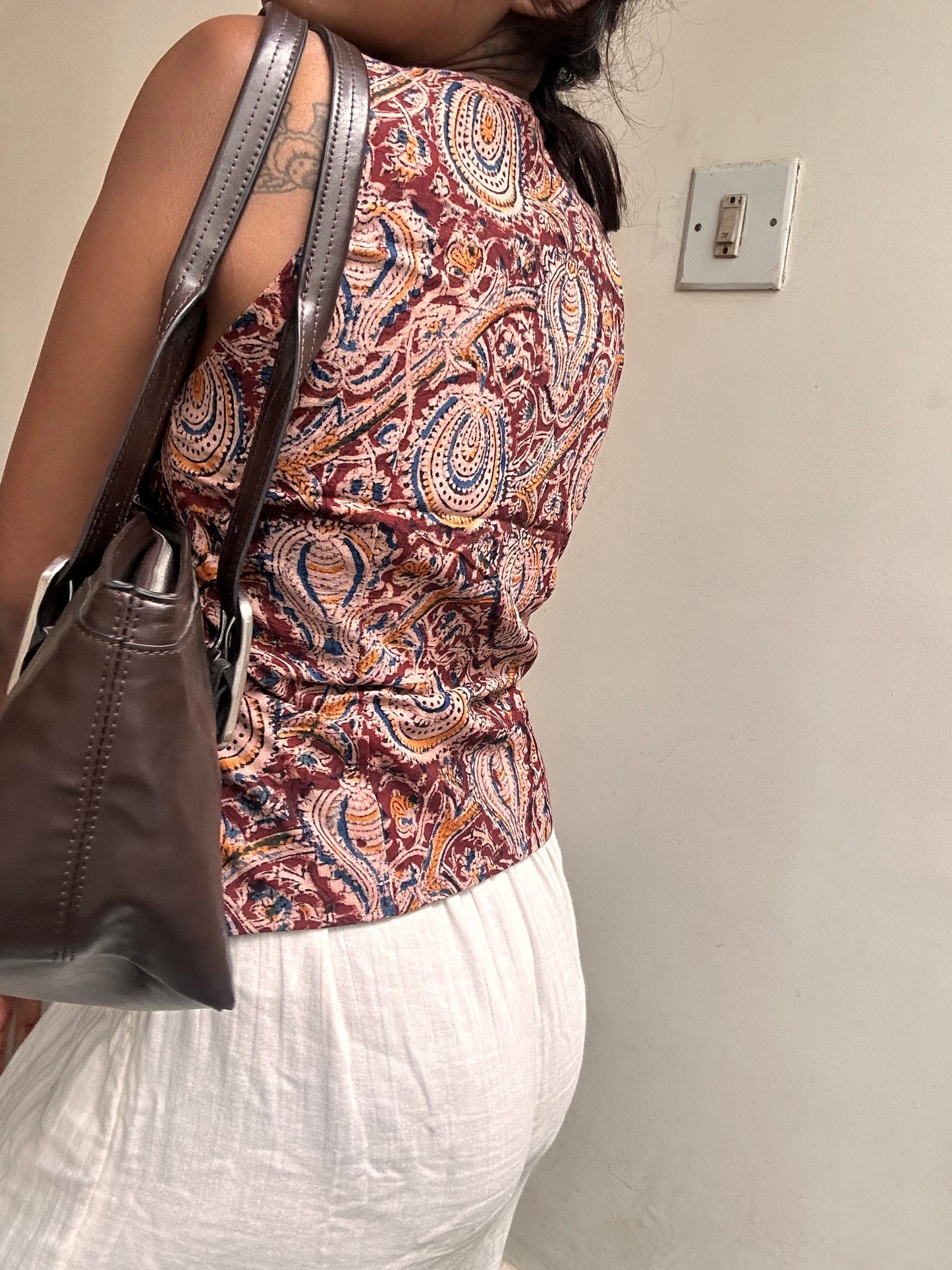 Naira: Brown Kalamkari