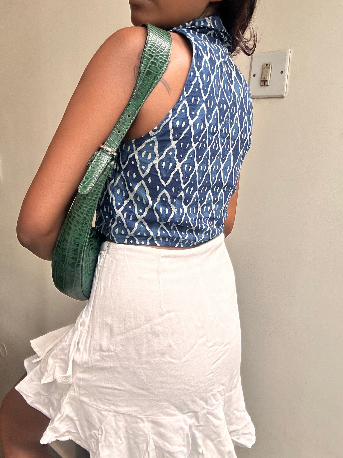 Varkala: Indigo Jaali Batik