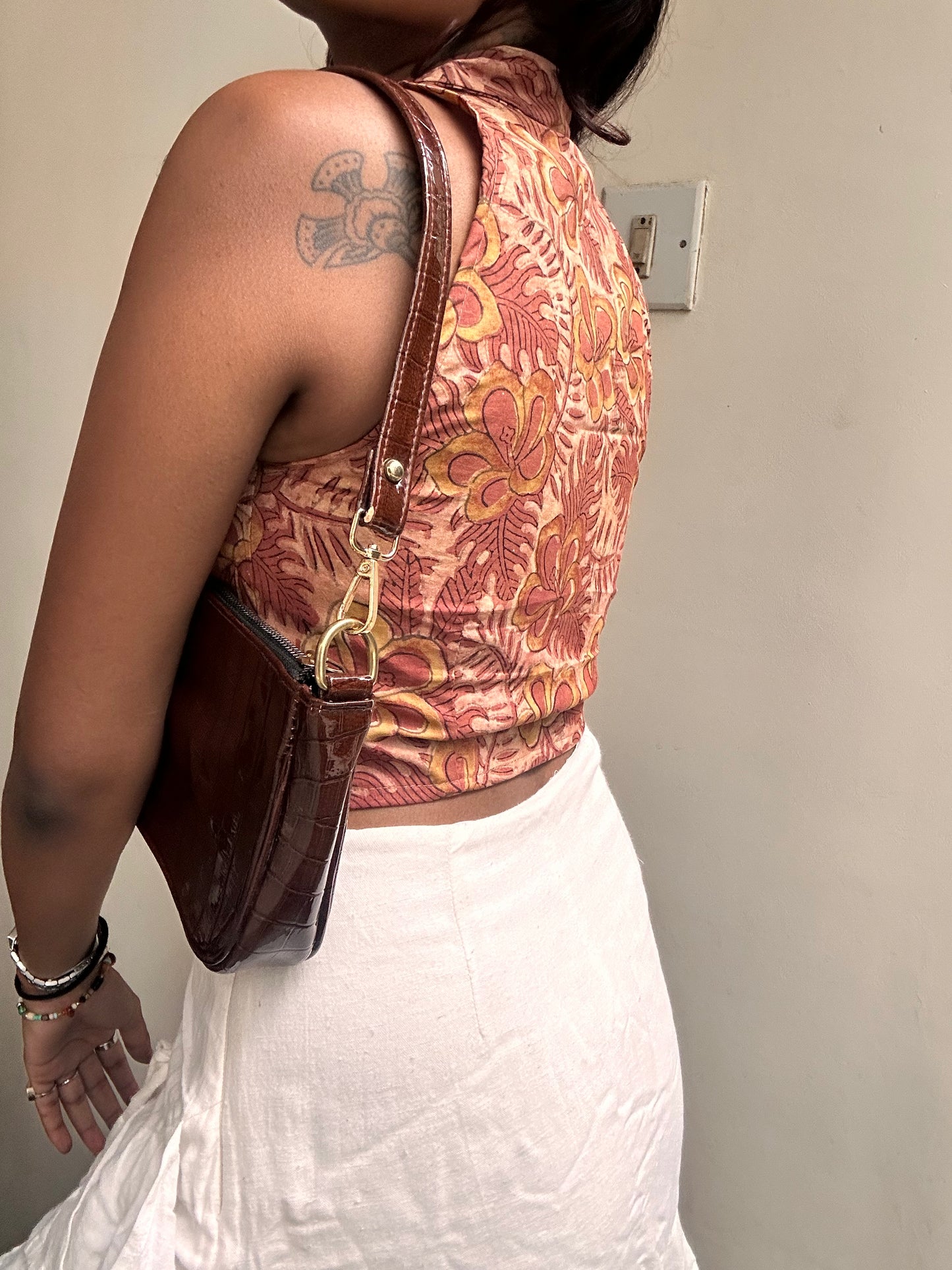 Varkala: Vintage Pink Floral Batik