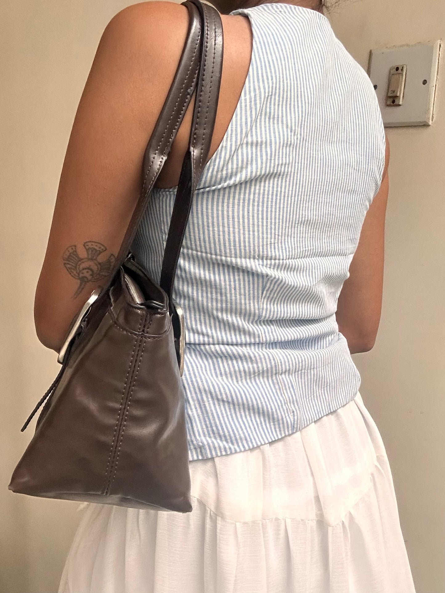 Naira: Pastel Blue Striped