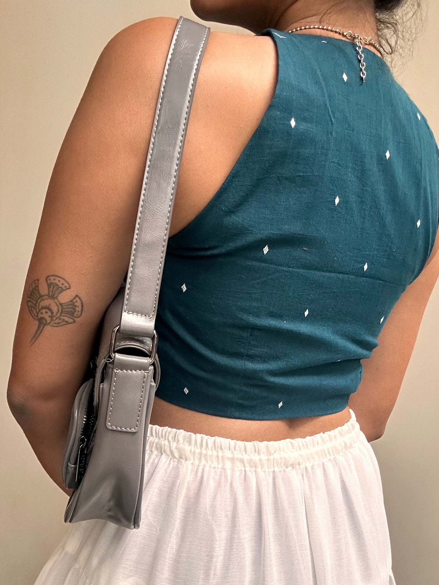 Karla: Deep Blue Jamdani