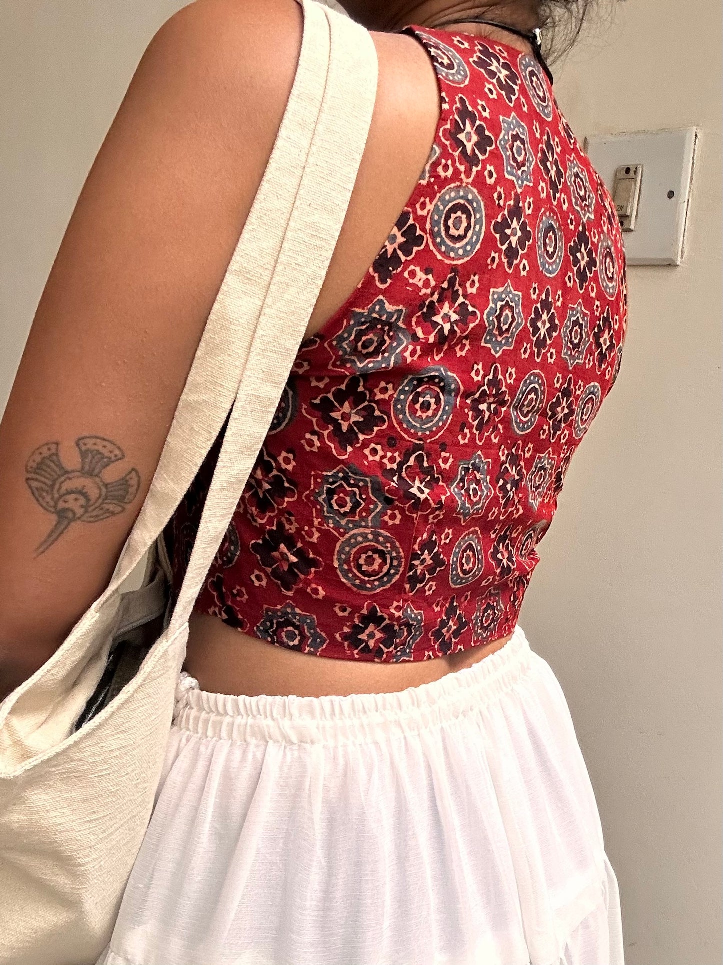 Karla: Red Geometric Ajrakh