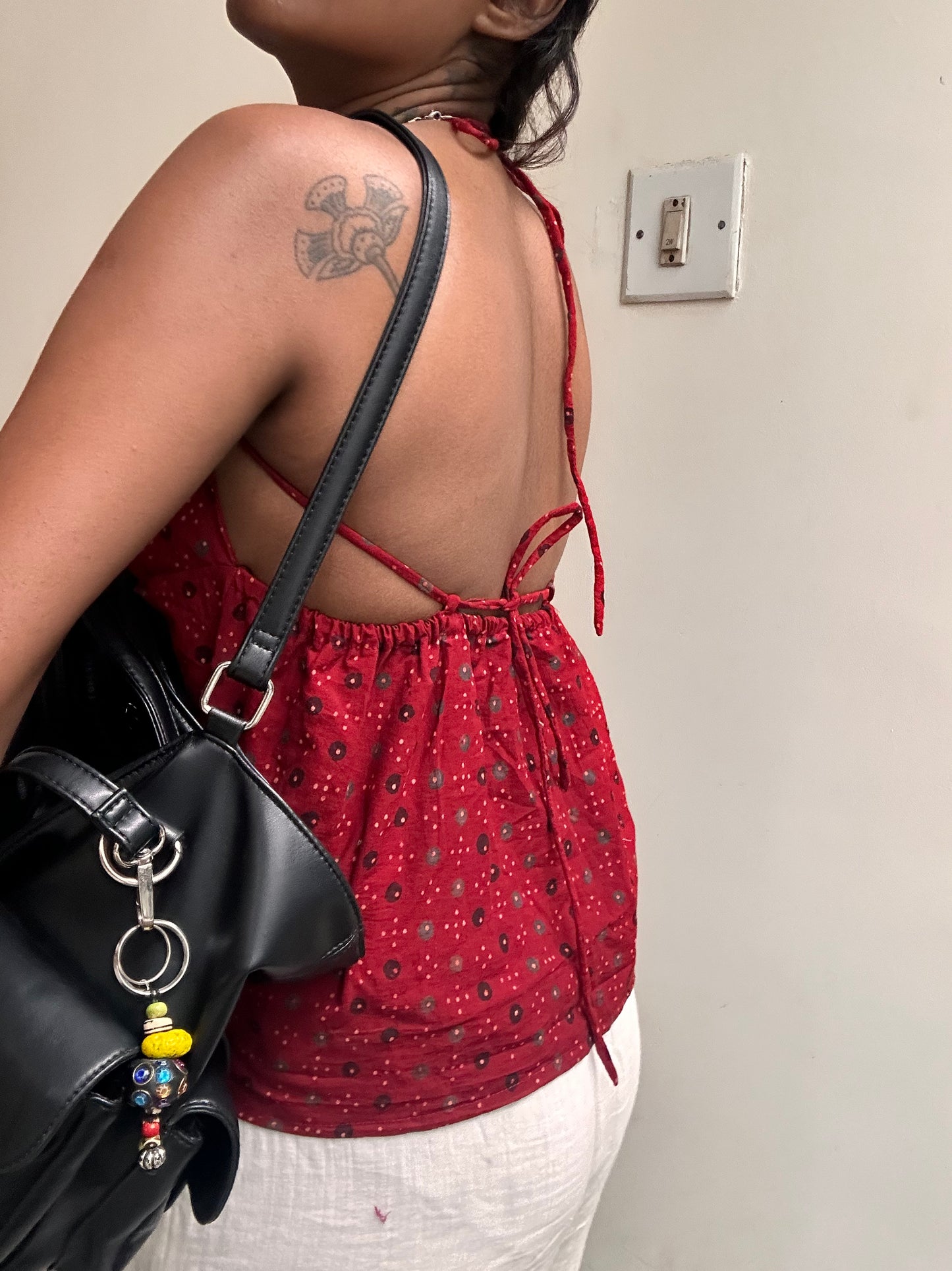 Tara: Red Polka Dotted Ajrakh