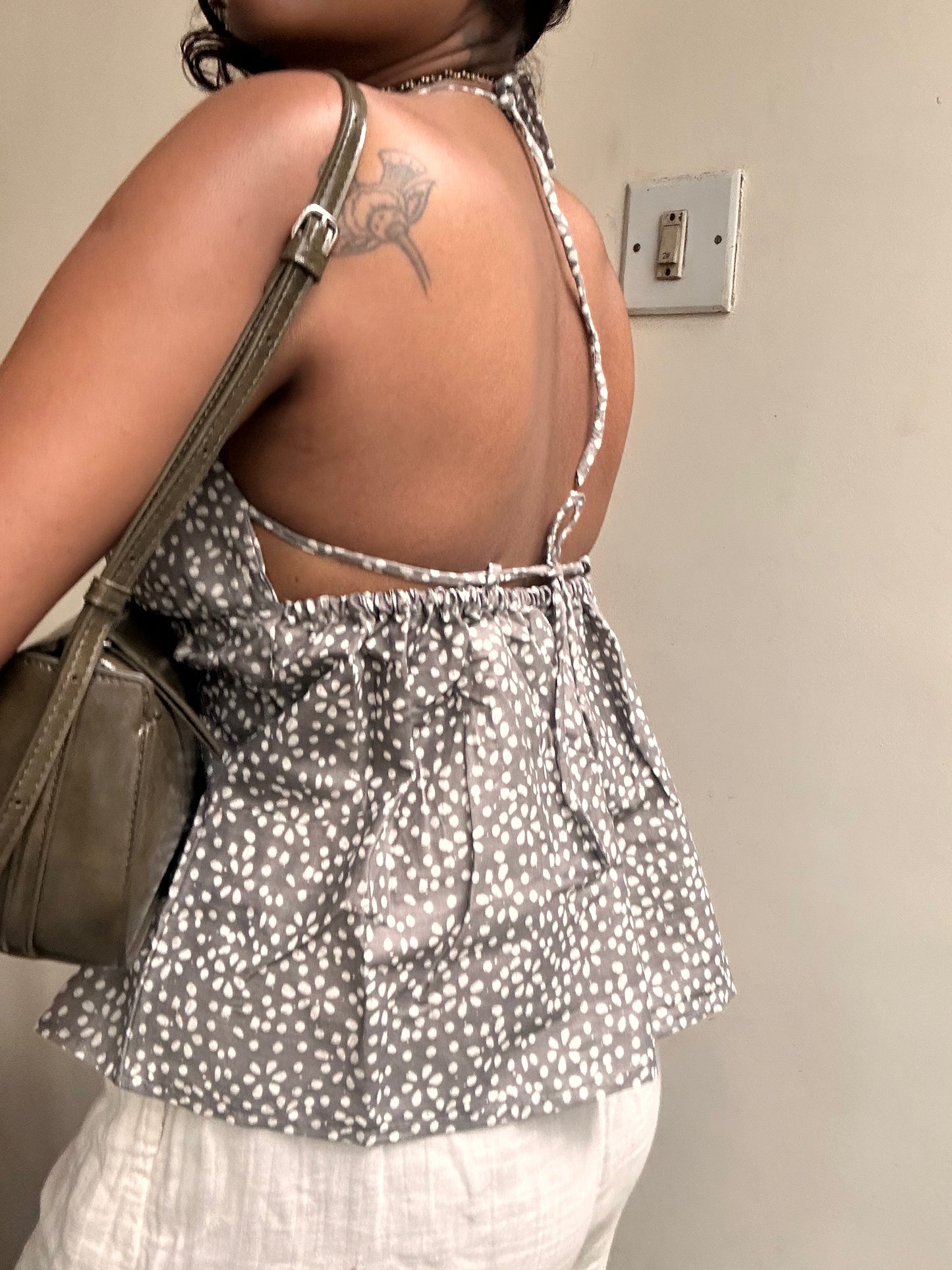 Tara: Grey Dotted Batik