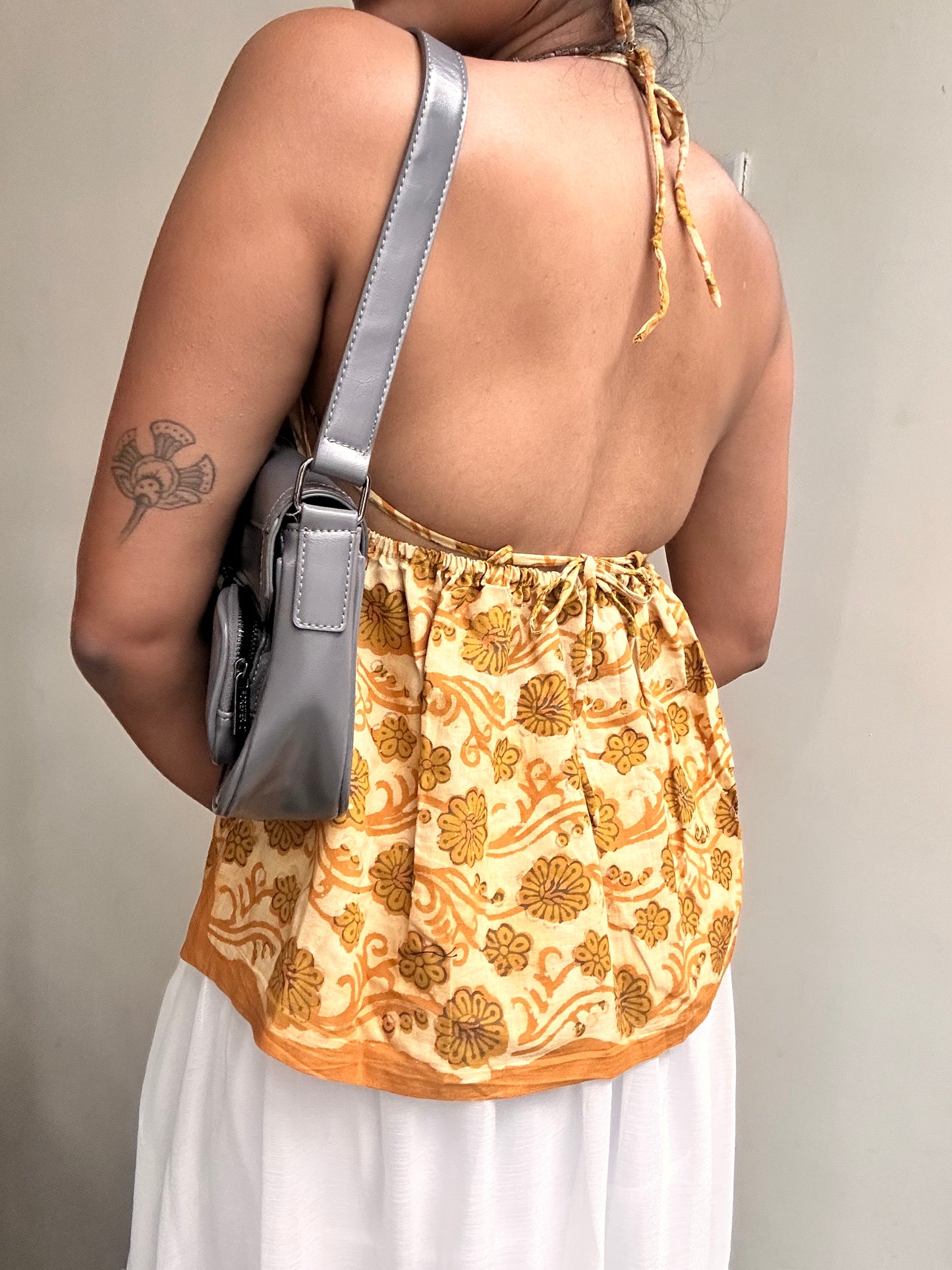 Tara: Yellow Floral Batik