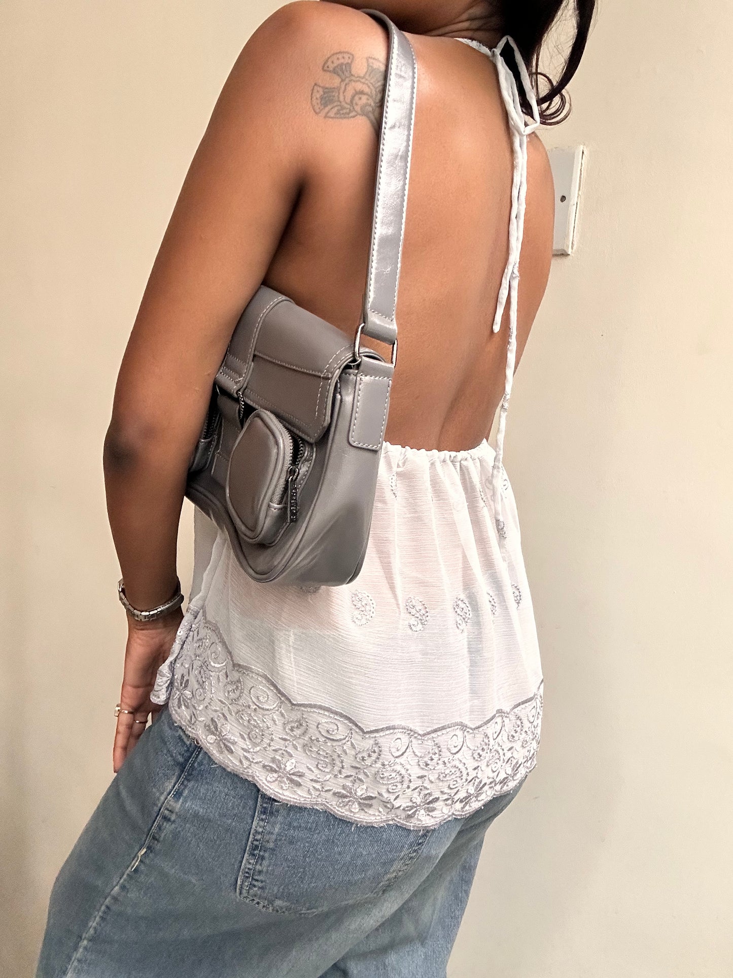 Tara: Light Grey Georgette