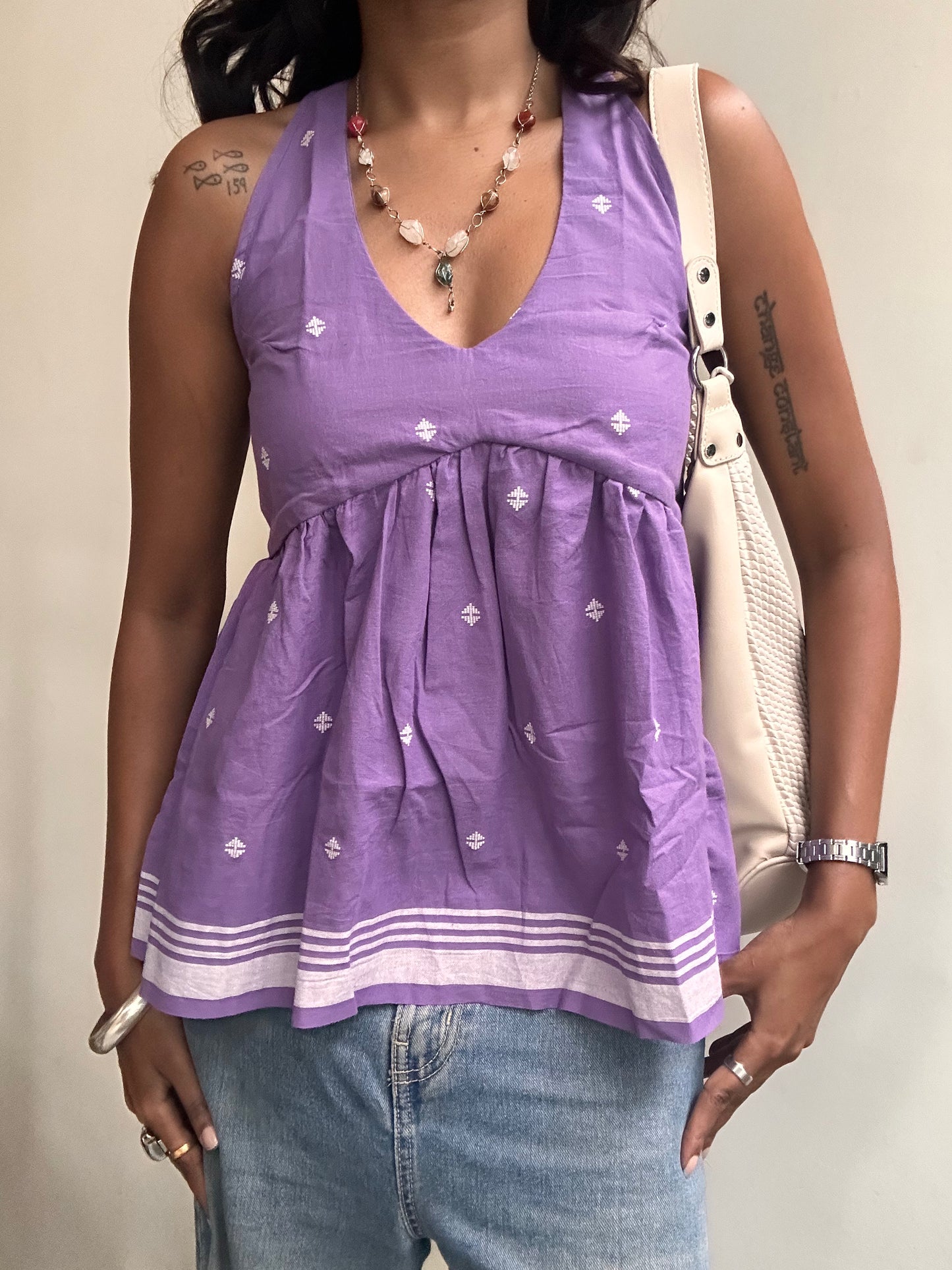 Geet: Lilac Jamdani