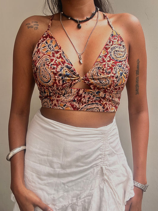 Bella: Red Kalamkari