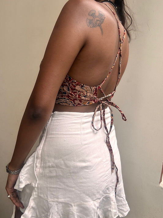 Bella: Red Kalamkari