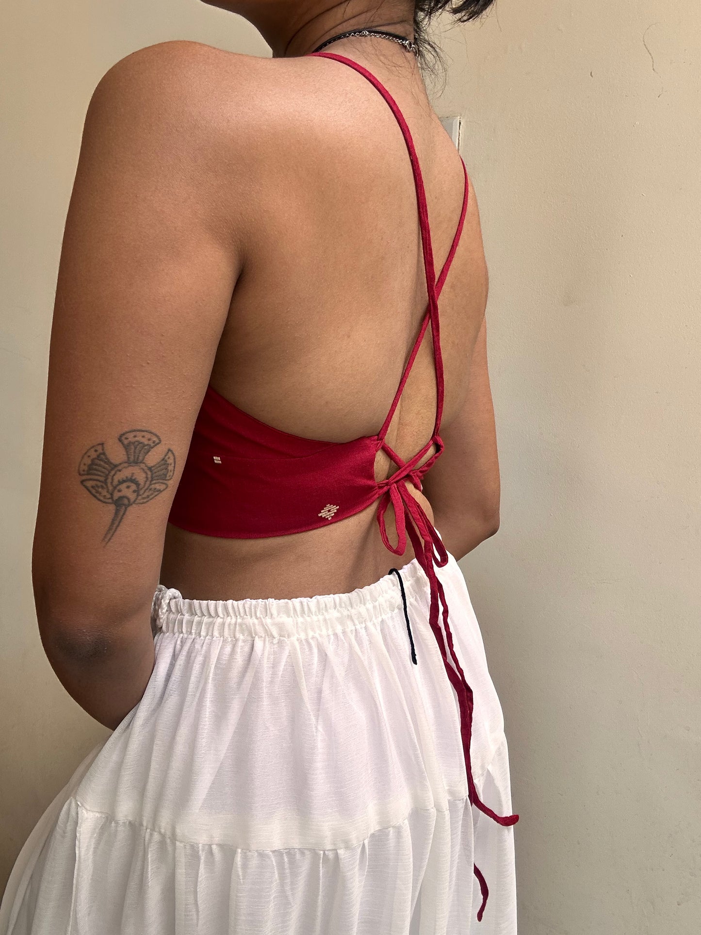 Bella: Crimson Jamdani
