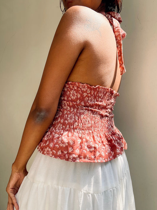 Preksha: Pink Floral Batik