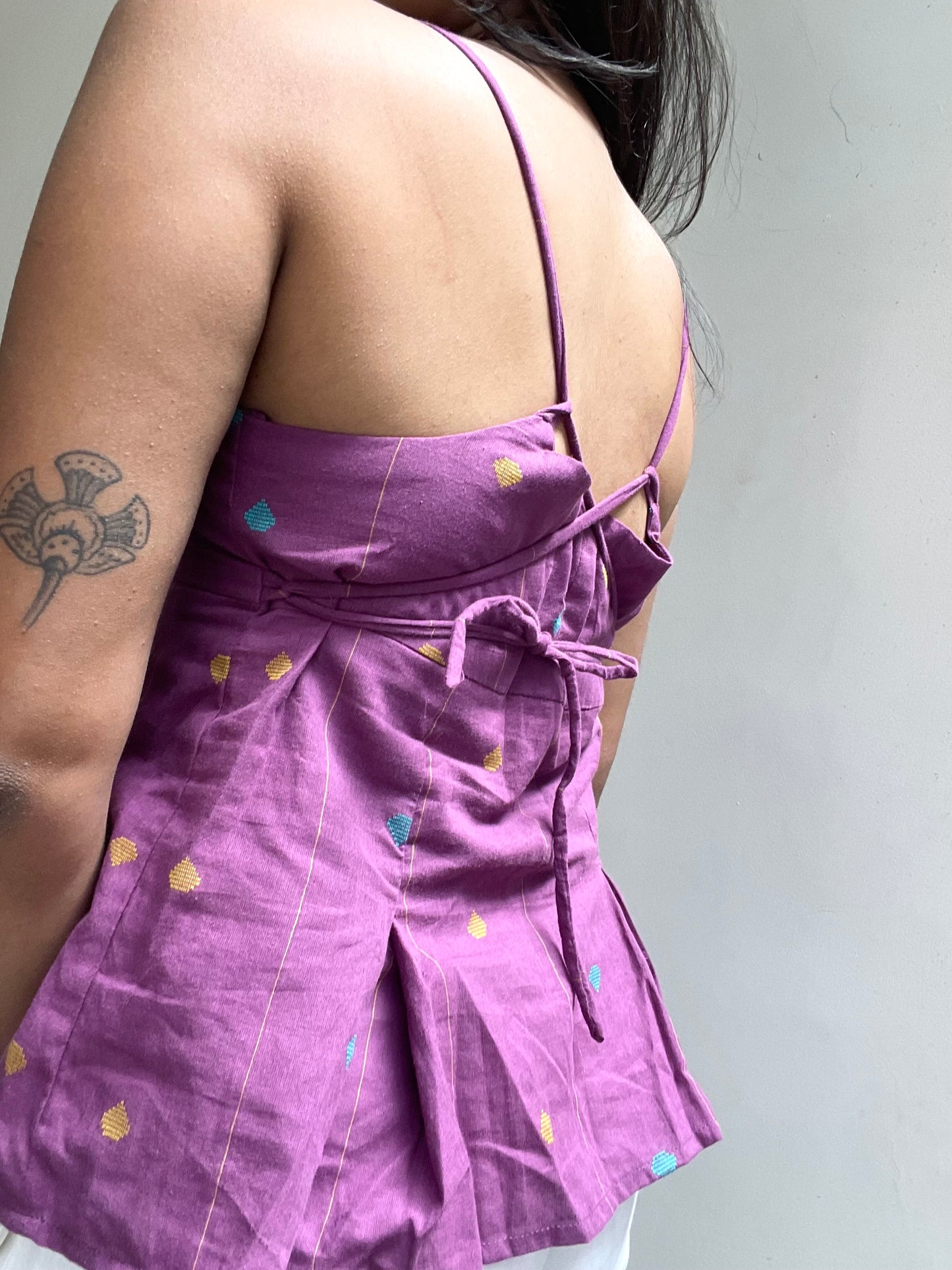 Delicia: Purple Jamdani