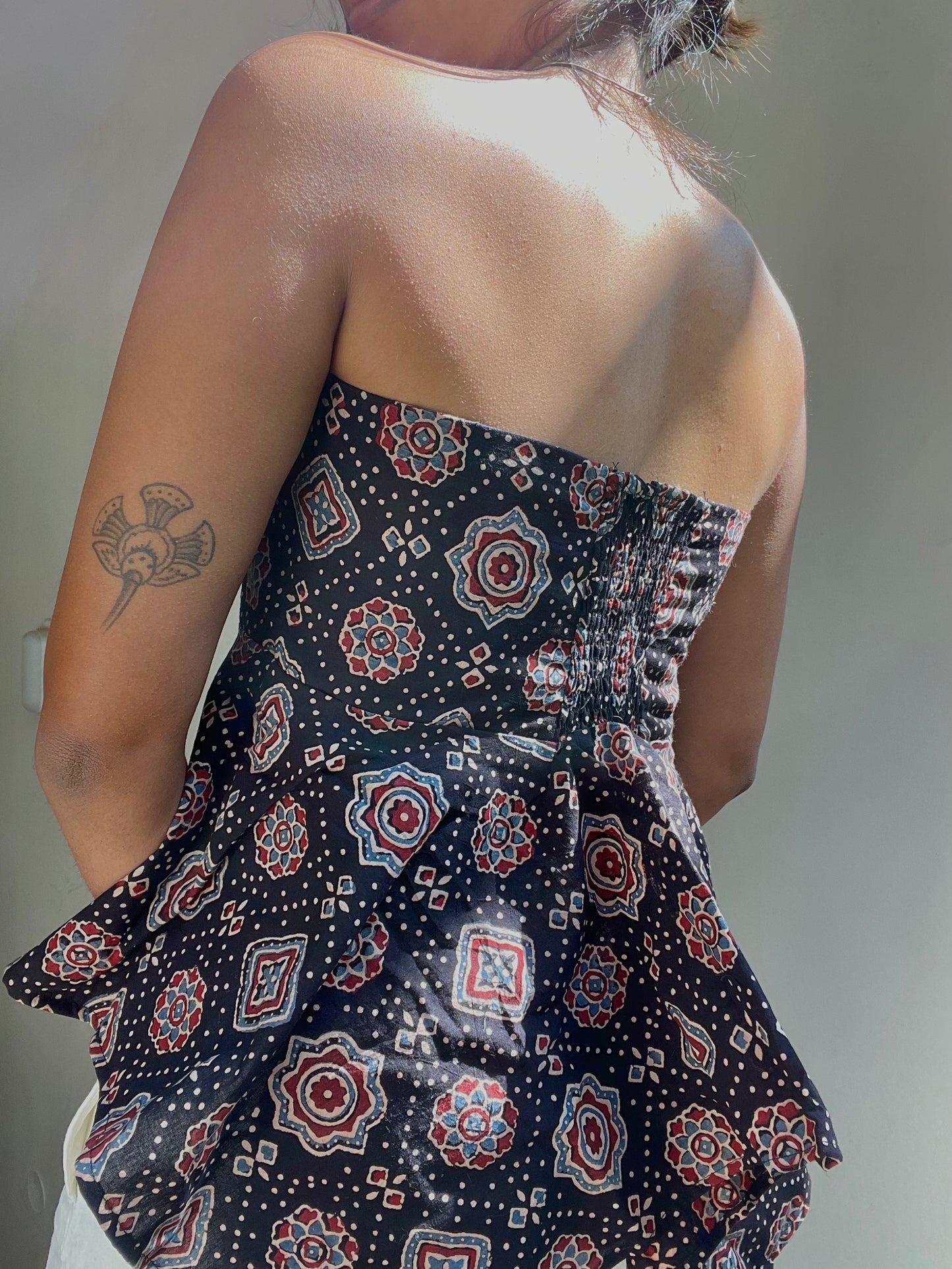 Noor: Black Geometric Ajrakh