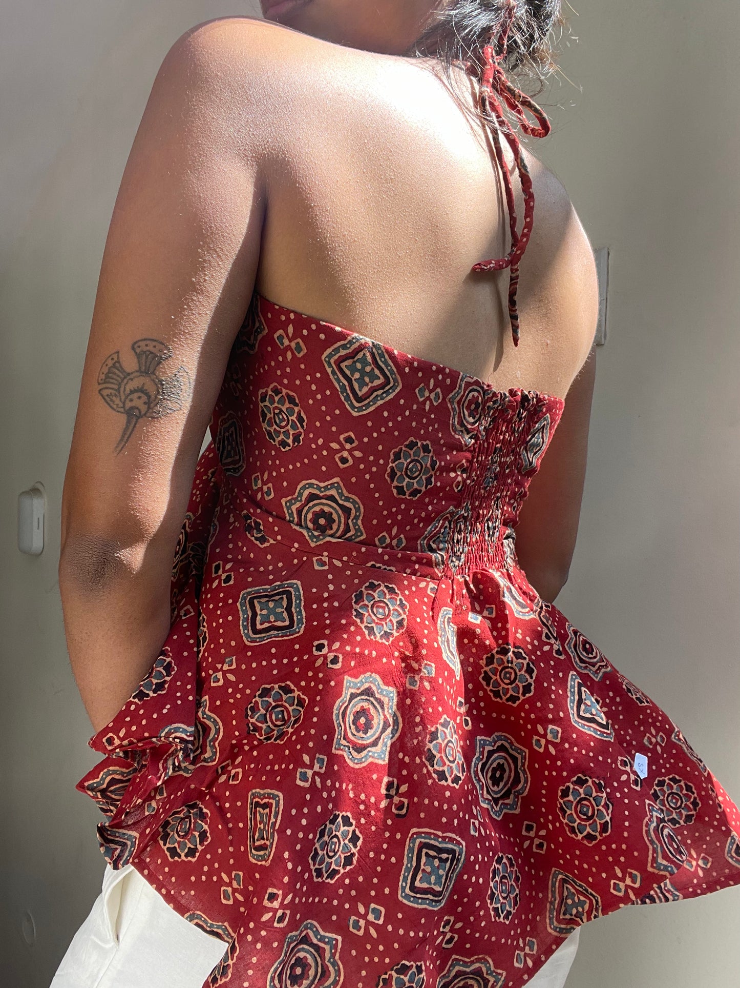 Noor: Red Geometric Ajrakh