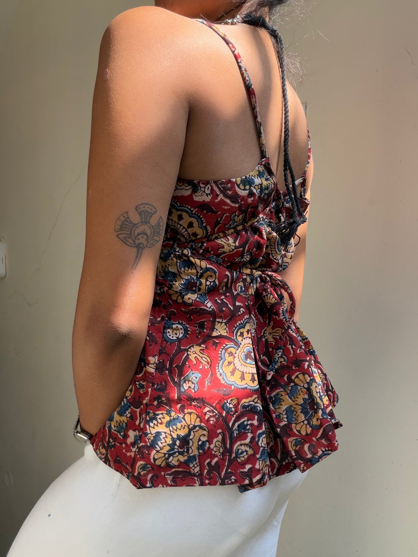 Delicia: Red Kalamkari 2