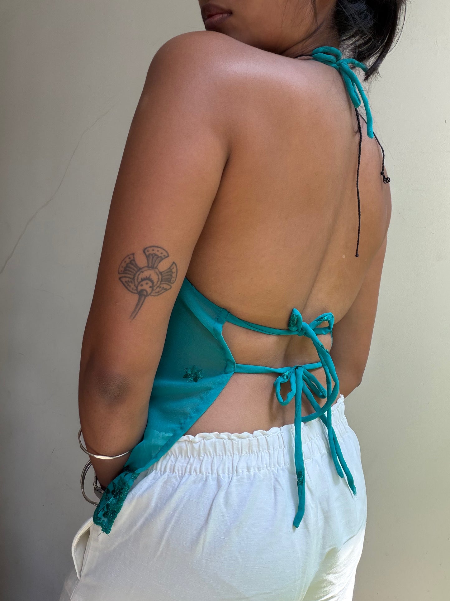 Taru: Teal Georgette