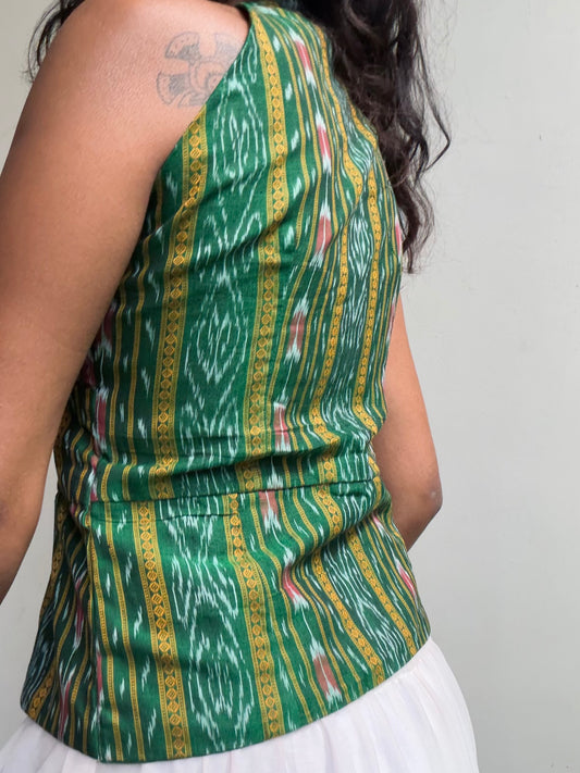 Trupti: Green Sambalpuri