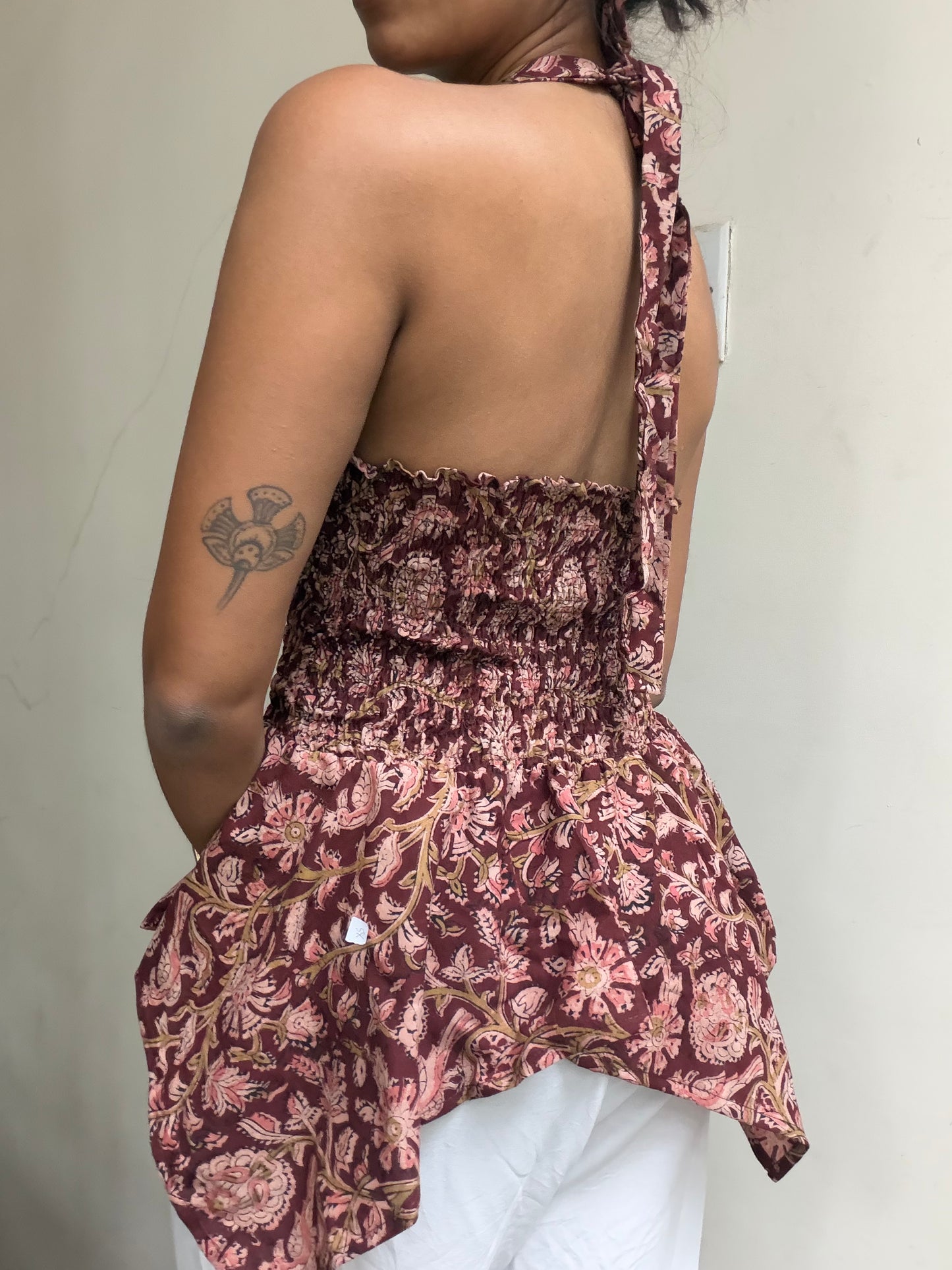 Preksha: Brown Kalamkari