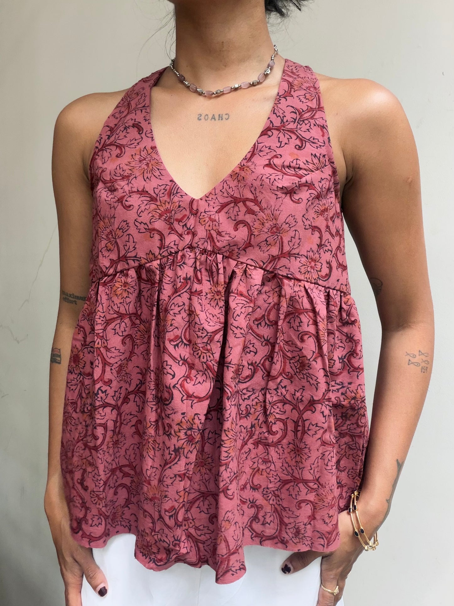 Geet: Mauve Kalamkari
