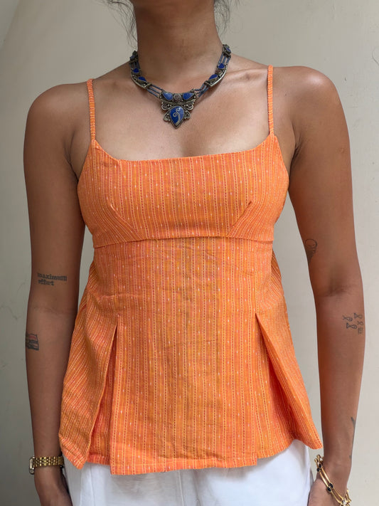 Delicia: Light  Orange Sambalpuri