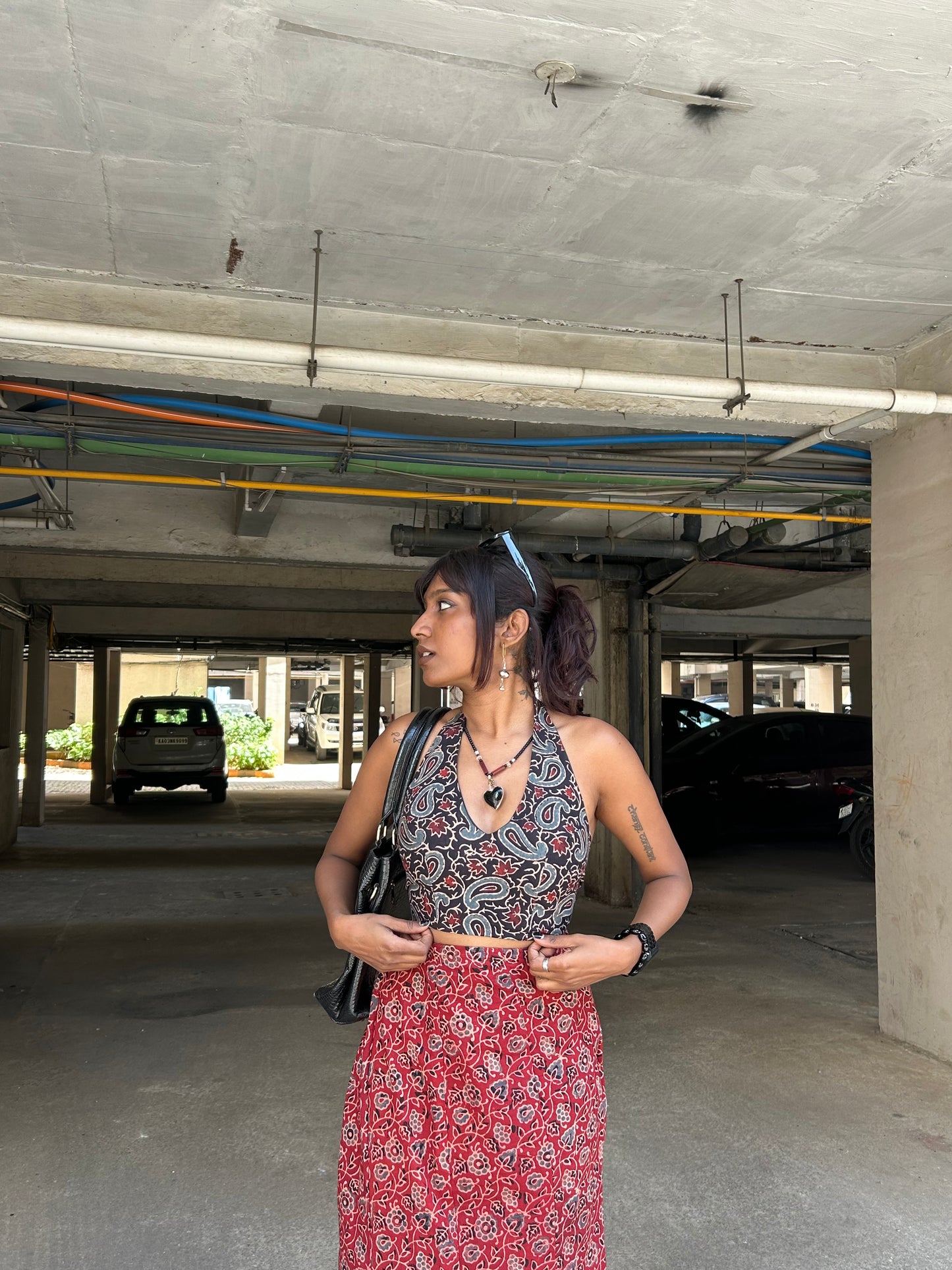 Heather: Black Paisley Ajrakh