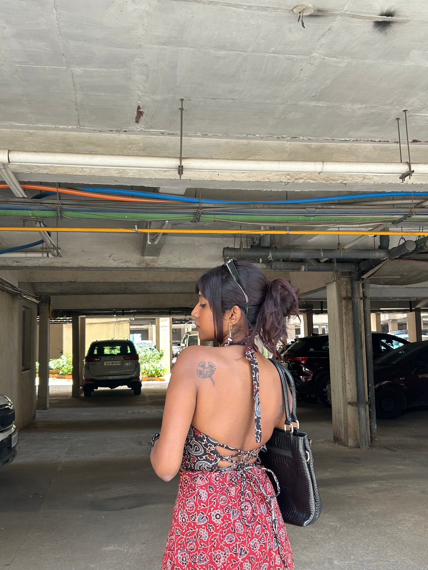 Heather: Black Paisley Ajrakh