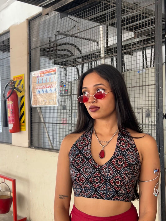 Heather: Indigo and Red Ajrakh
