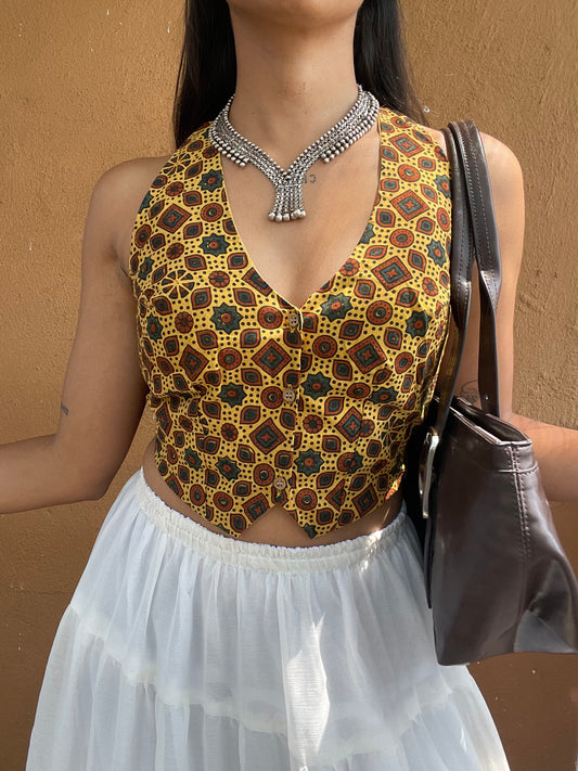 Karla: Yellow Ajrakh 1