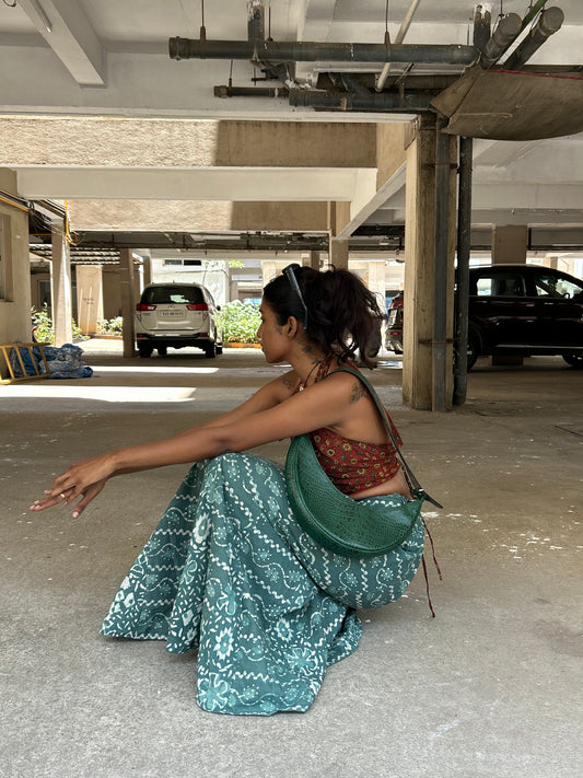 Meena: Green Batik 1