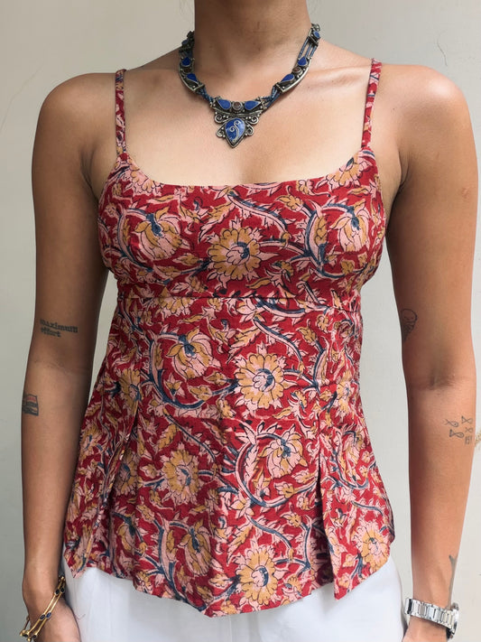 Delicia: Red Kalamkari