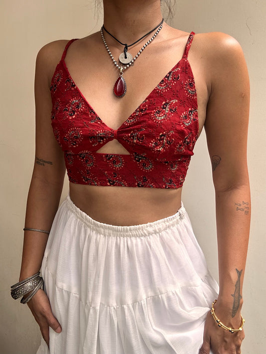 Bella: Red Jacoba Ajrakh S