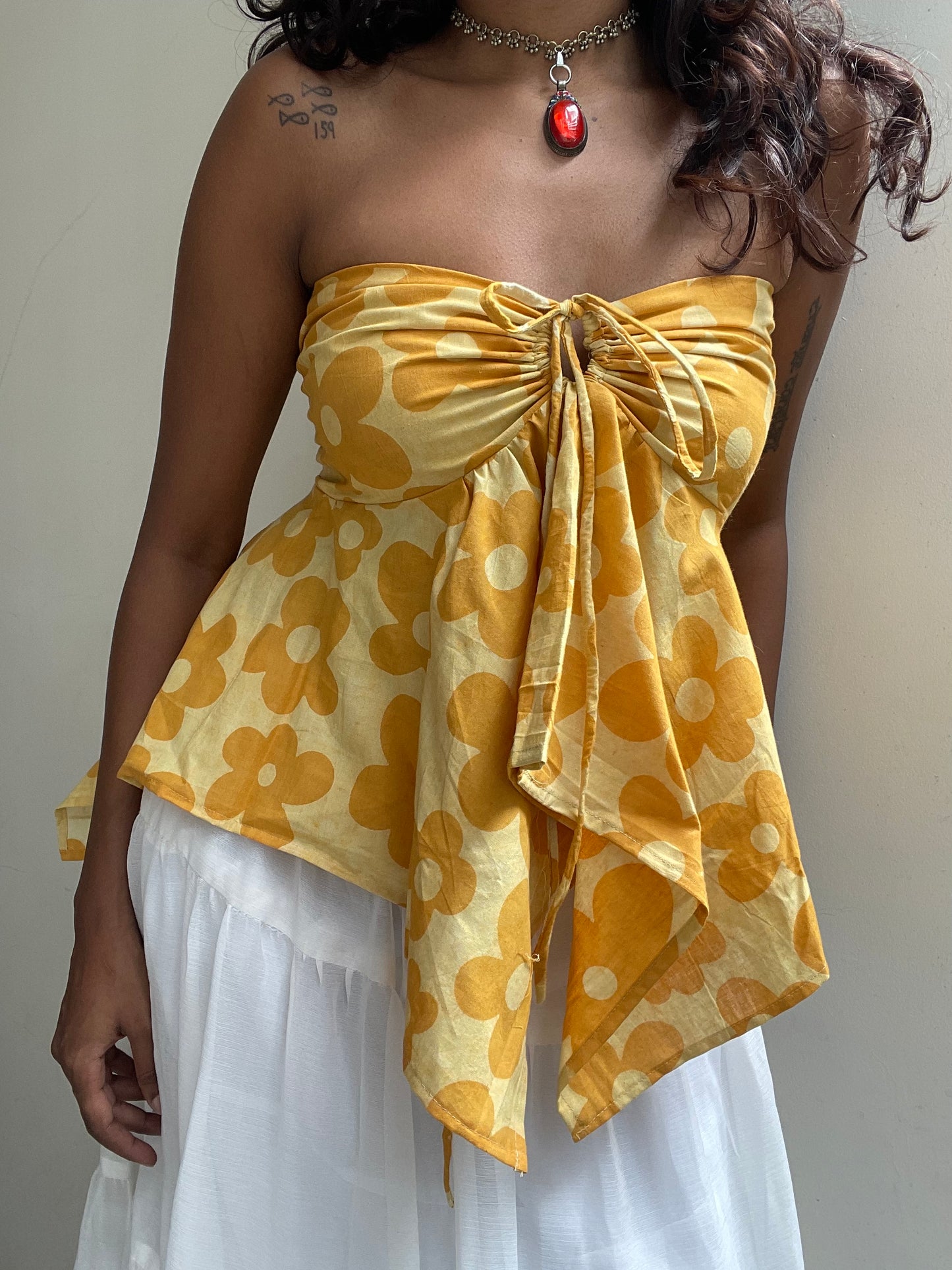 Noor: Yellow Floral Batik